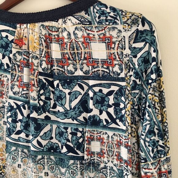 rxb boho mosaic pattern tunic | size medium - Picture 10 of 10